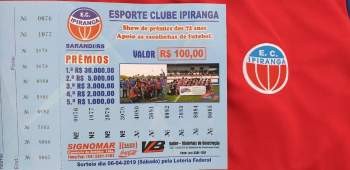 Esporte Clube Ipiranga comemora o sucesso de vendas dos números da Ação Entre Amigos
